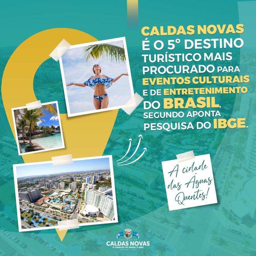 Lacqua Di Roma, Com Fogao Geladeira E Parque Aquatico 24H Caldas Novas Extérieur photo
